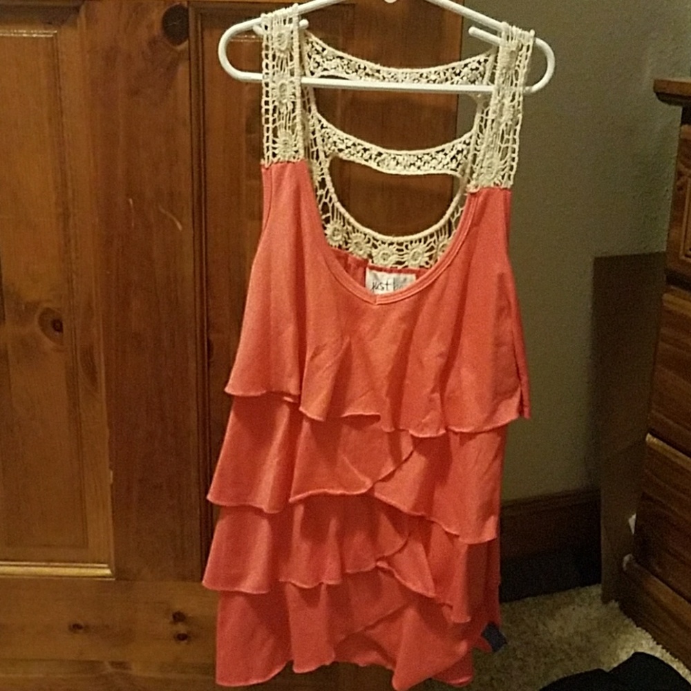 Cute Ruffle Tank Top
